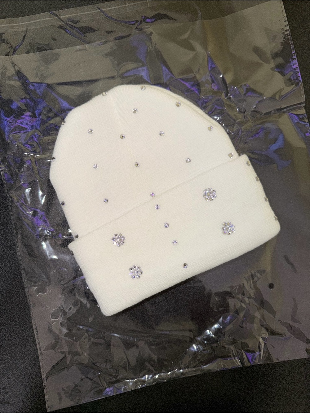 “Crystal Snow” Beanie